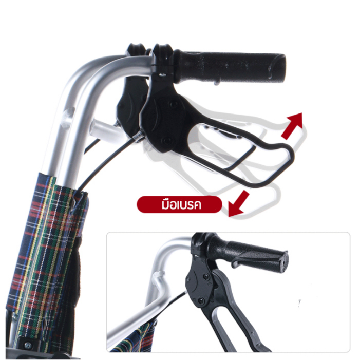 THAI SUN SPORT รถเข็นผู้ป่วย รถเข็นผู้สูงอายุ รถเข็นผู้พิการ รถเข็นวิลแชร์ พับได้