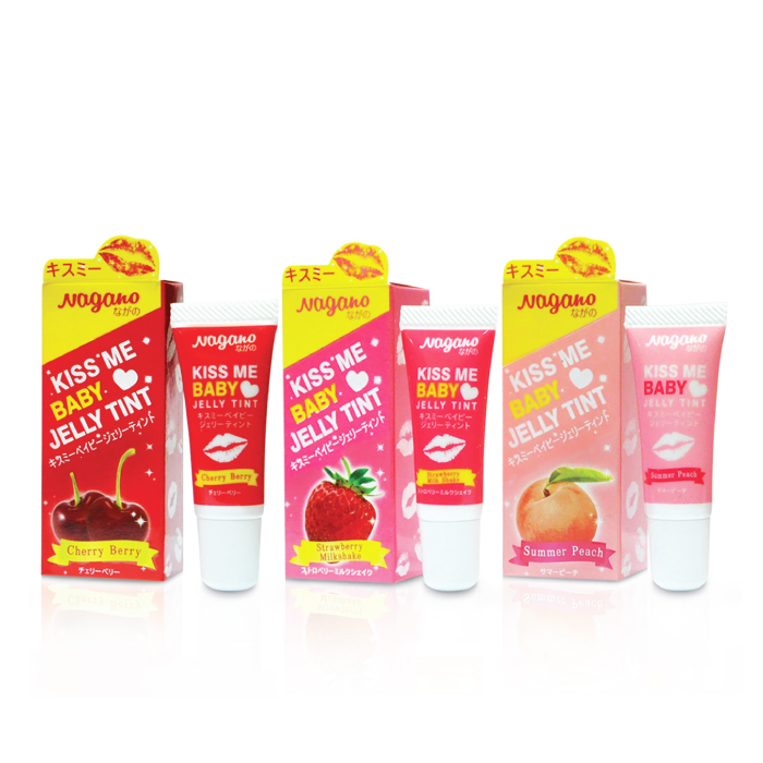 Nagano Kiss Me Baby Jelly Tint ลิปทินท์ เนื้อเจลลี่ (คละสี) (ขนาด 10ml)