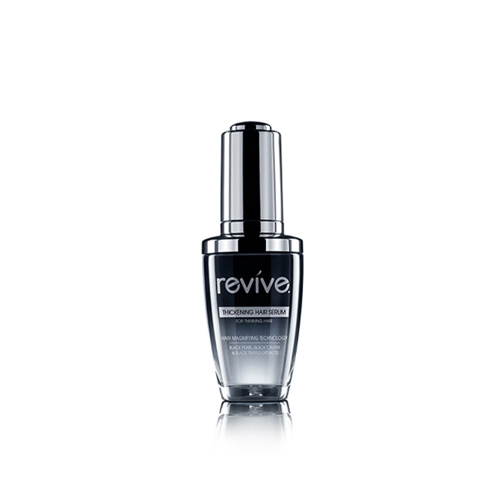 Revive รีไวฟ์ ติ๊คเคนนิ่ง แฮร์ เซรั่ม (Thickening Hair Serum) เซรั่มบำรุงเส้นผมและหนังศีรษะ (ขวดดำ)