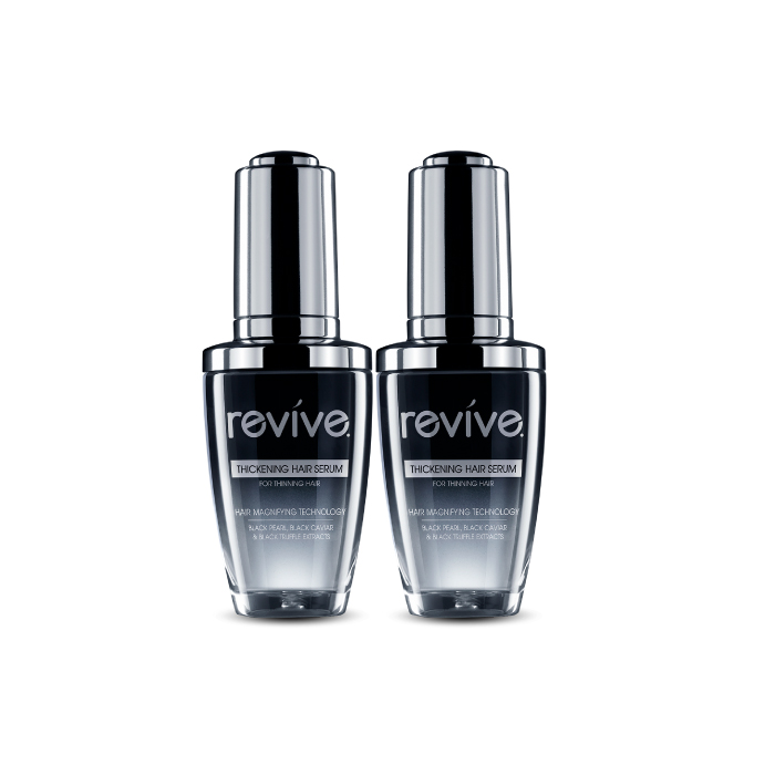 Revive รีไวฟ์ ติ๊คเคนนิ่ง แฮร์ เซรั่ม (Thickening Hair Serum) เซรั่มบำรุงเส้นผมและหนังศีรษะ (ขวดดำ)