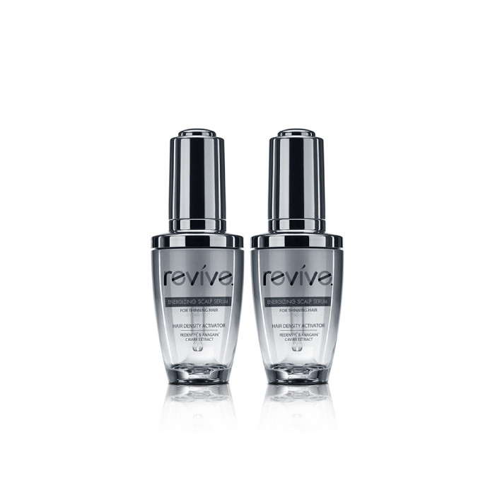 Revive รีไวฟ์ เอ็นเนอไจซิ่ง สกั๊ลฟ เซรั่ม (Energizing Scalp Serum) เซรั่มบำรุงเส้นผมและหนังศีรษะ (ขวดเงิน)