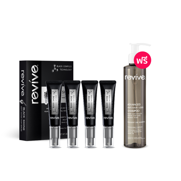 รีไวฟ์ แบล็คไชน์ แอนตี้ เอจจิ้ง แฮร์เซรั่ม (Revive BLACK SHINE ANTI-AGING HAIR SERUM)