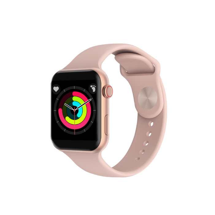 Xen 6 Smart Watch นาฬิกาอัจริยะ นาฬิกาสมาร์ทวอทช์ นาฬิกาออกกำลังกาย วัดอุณหภูมิร่างกาย วัดการเต้นหัวใจ วัดความดันเลือดได้ (สีชมพู)