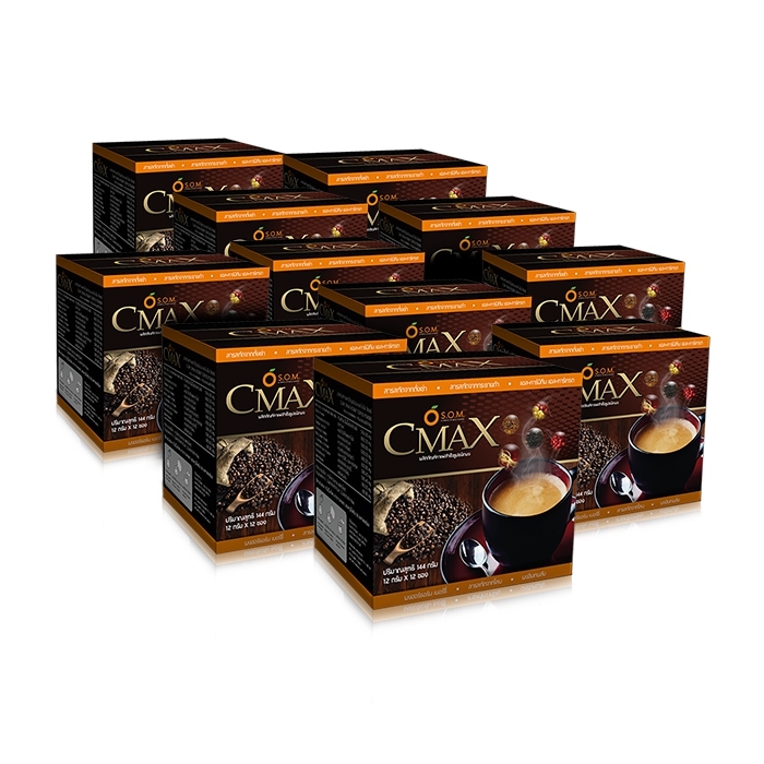 กาแฟเอสโอเอ็ม ซีแมคซ์ (S.O.M. CMAX CREAMY RICH AROMA) กาแฟถั่งเช่า และโสมเกาหลี