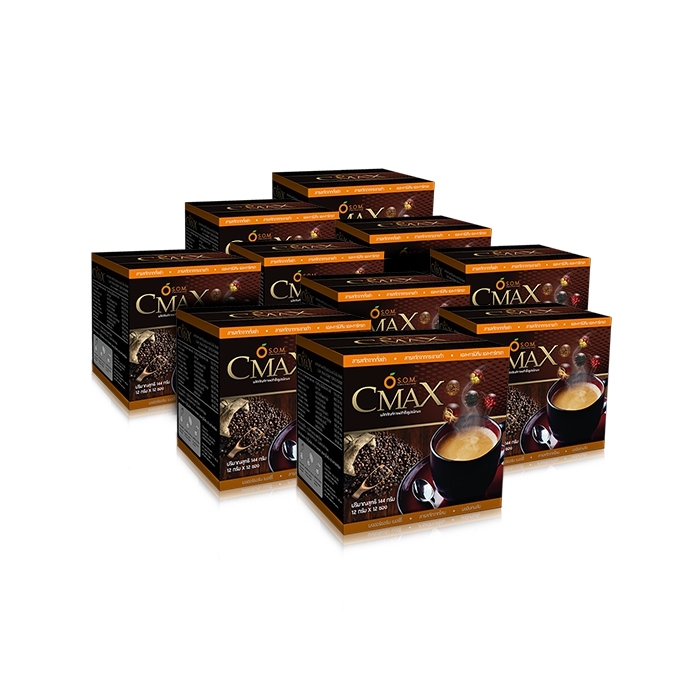เอสโอเอ็ม ซีแมคซ์ (S.O.M. CMAX CREAMY RICH AROMA) กาแฟเพื่อสุขภาพ สารสกัดจากถั่งเช่าและโสมเกาหลี