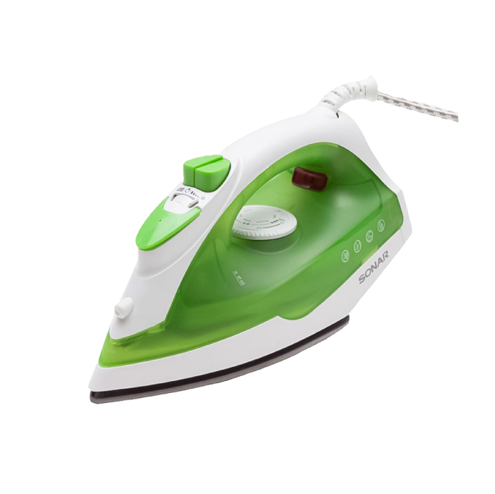 SONAR เตารีด เตารีดไฟฟ้า เตารีดไอน้ำ เตารีดอบไอน้ำ รุ่น SI-T63 ผ้าเรียบเร็ว ประหยัดไฟ ไม่เปลืองแรง (สีเขียว)