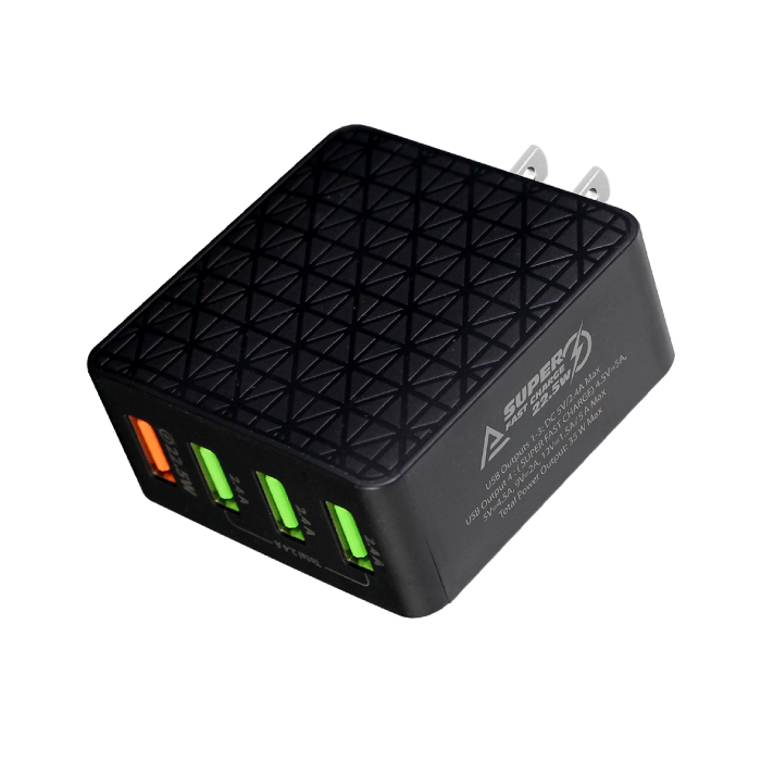 ASAKI AC Adapter 4 port 36 W อาซากิอะแดปเตอร์ 4 ช่อง รุ่น A-2402