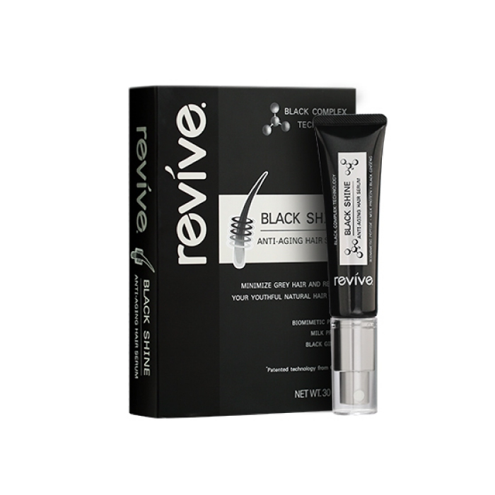 เซรั่มลดผมหงอก รีไวฟ์ แบล็คไชน์ แอนตี้ เอจจิ้ง แฮร์เซรั่ม (Revive BLACK SHINE ANTI-AGING HAIR SERUM)