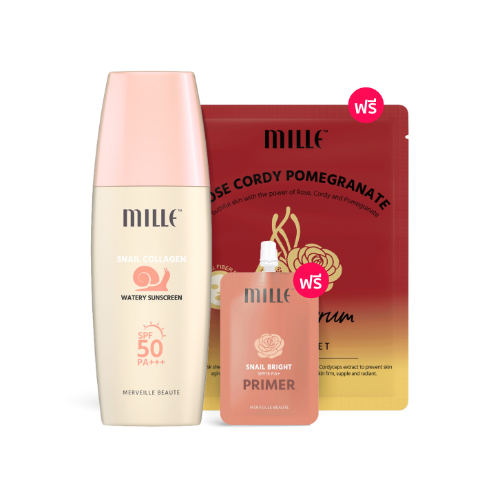 mille snail collagen watery sunscreen