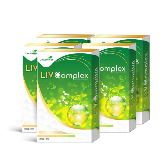 LIV Complex (ลีฟ คอมเพล็กซ์) ผลิตภัณฑ์เสริมอาหาร บำรุงตับ ขับสารพิษ และบำรุงสุขภาพ