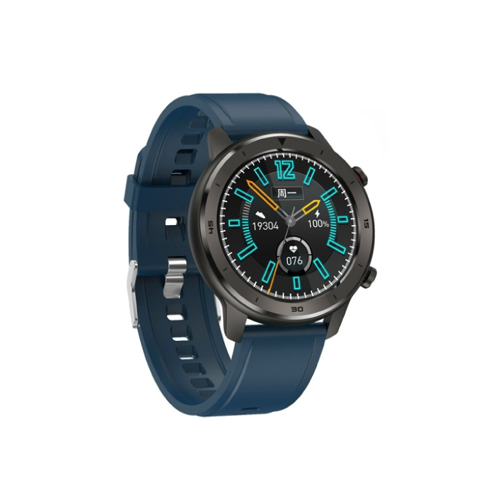 นาฬิกาออกกำลังกาย G-item Navi Smart Watch สมาร์ทวอทช์ วัดการเต้นหัวใจ วัดก้าวเดิน วัดออกซิเจนในเลือด ตรวจจับคุณภาพการนอน (สี Navi Blue)
