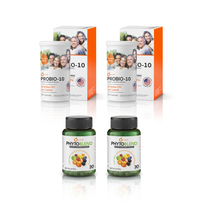 เอส.โอ.เอ็ม.โพรไบโอ-เท็น (S.O.M. PROBIO-10) อาหารเสริมปรับสมดุลลำไส้ บรรเทาอาการท้องผูก
