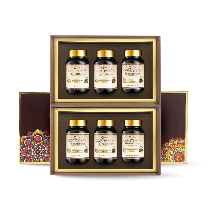 ถั่งเช่า เอสโอเอ็ม คอร์ดี้ ทิเบต แอนด์ ภูฎาน (S.O.M. Cordy Tibet Bhutan) (แบบกล่อง BOX SET)