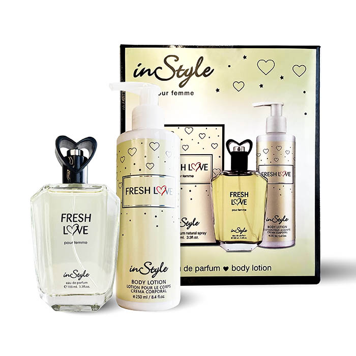 INSTYLE FRESH LOVE GIFTS EAU DE PARFUM AND BODY LOTION ชุดน้ำหอม และบอดี้โลชั่น
