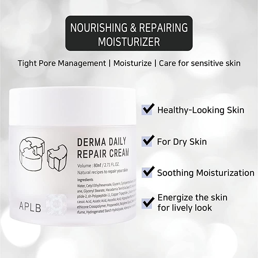 APLB Derma Daily Repair Moisture Cream 80ml. เดอร์มา เดลี่ รีแพร์ ครีม ...