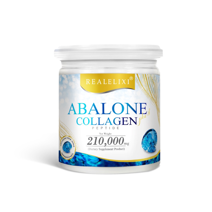 อาบาโลน คอลลาเจน เปปไทด์ (Real Elixir Abalone Collagen) คอลลาเจนหอยเป๋าฮื้อ (ขนาด 210g.)