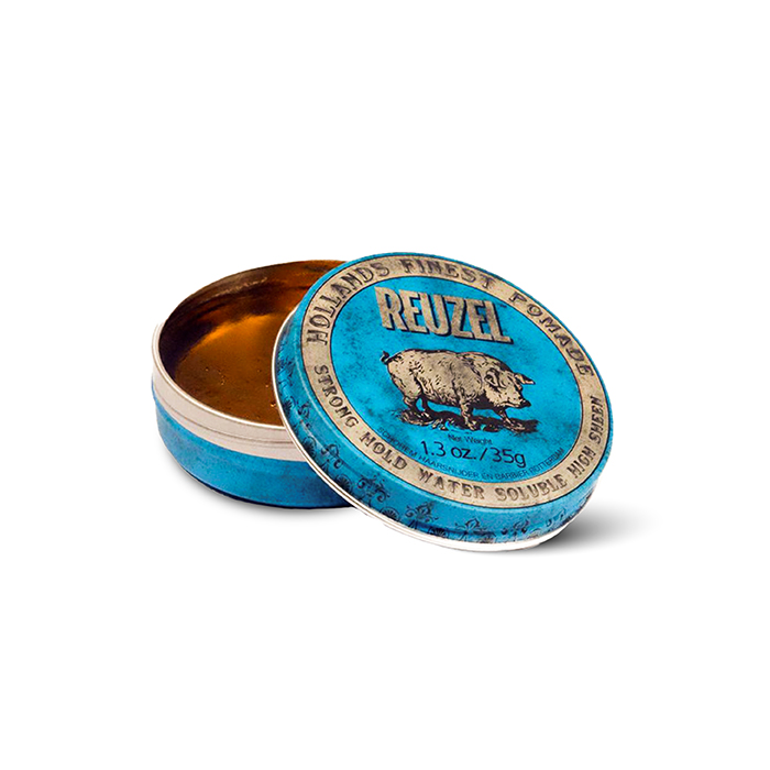 ผลิตภัณฑ์จัดแต่งทรงผม REUZEL BLUE POMADE ช่วยให้ผมจัดทรงง่าย ให้ผมอยู่ทรงตลอดทั้งวัน (สูตรน้ำ)