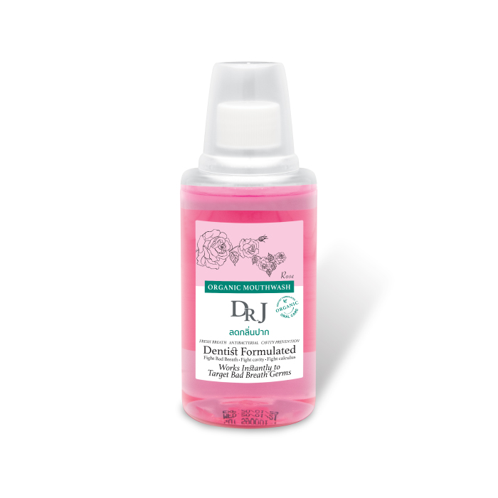 Dr.J น้ำยาบ้วนปาก ออแกนิค (กลิ่น Rose)