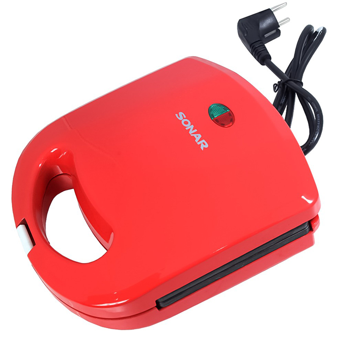 SONAR เครื่องทำขนมเพรทเซล เครื่องทำเพรทเซล ไฟฟ้า รุ่น SM-P022 (สีแดง)