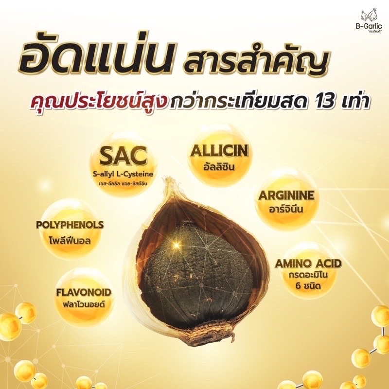 กระเทียมดำ B-Garlic (บีการ์ลิค)